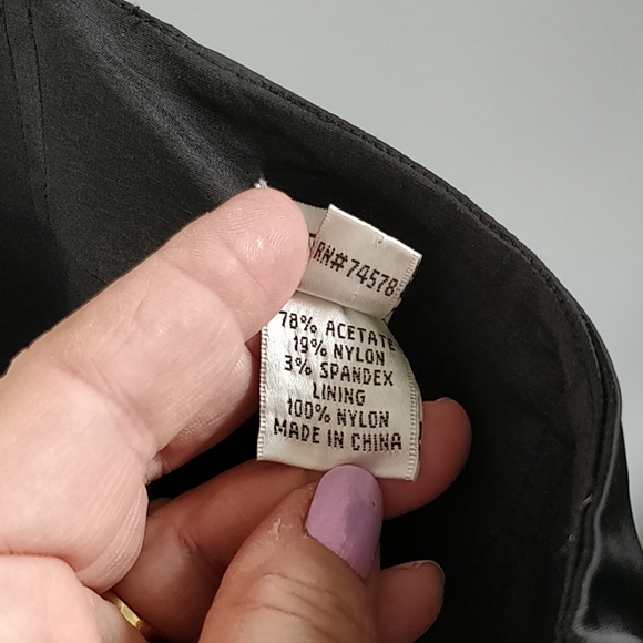 Cache little black dress satin looking size 6 - Picture 7 of 8